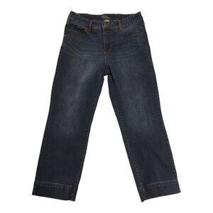 Pre-Loved Women's Time and Tru Cropped Jeans Size 12